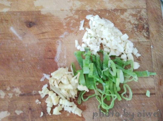 肉沫酸豆角粉条步骤5
