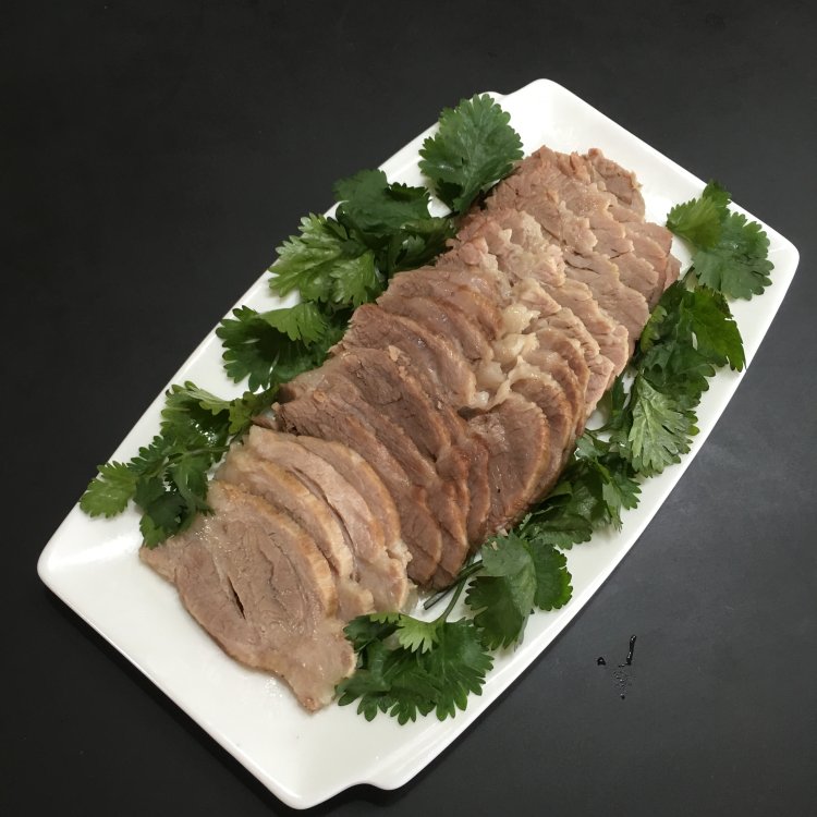 红油蒜香肉步骤6