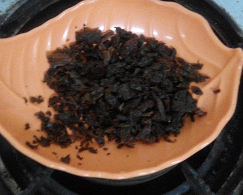 西红柿咸菜蛋花汤步骤2