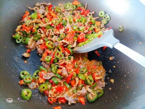 脆辣鸡胗步骤8