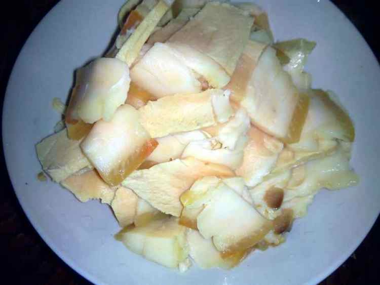 香辣肉片步骤1