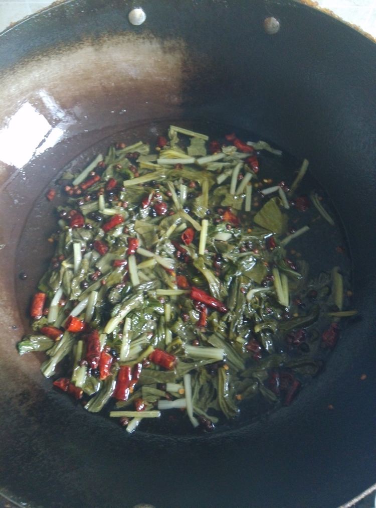 香辣酸菜肉片步骤6