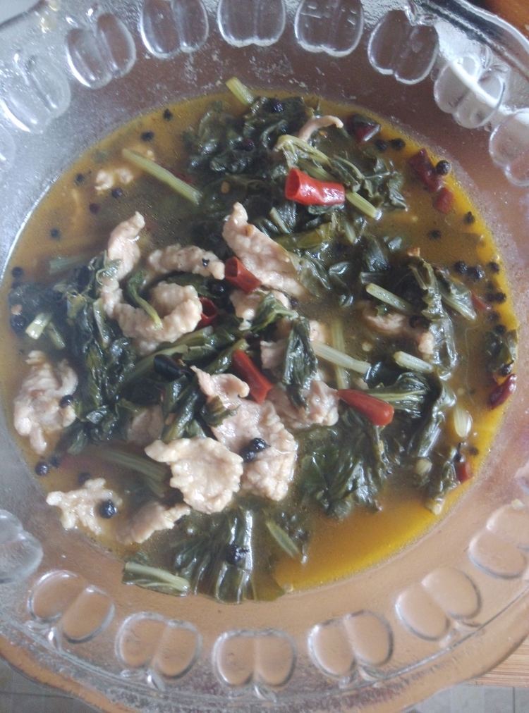 香辣酸菜肉片步骤10