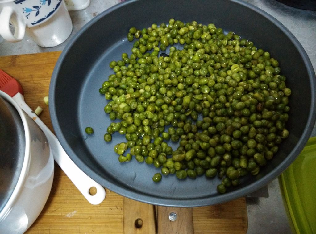孜然酥青豆步骤6