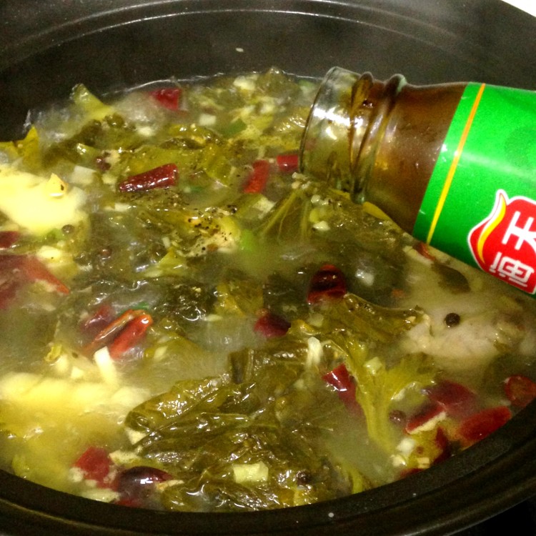 酸菜肉片步骤11