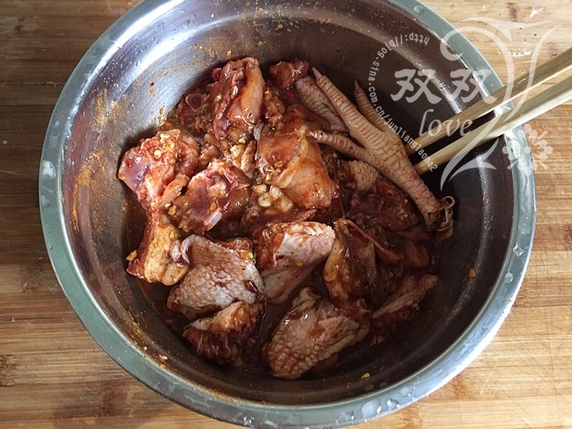 鸡公煲步骤2