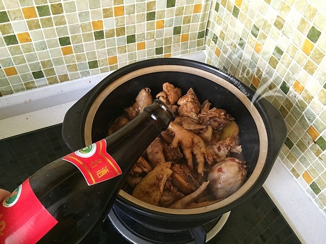鸡公煲步骤8