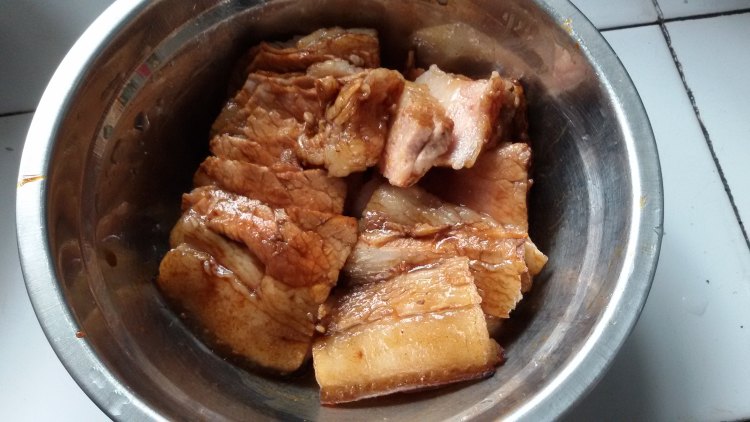 芽菜扣肉步骤9