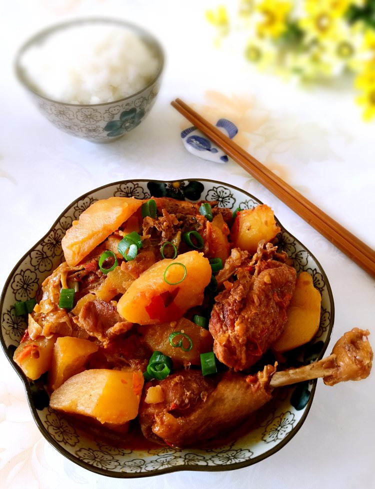 川味鸭腿炖土豆步骤11