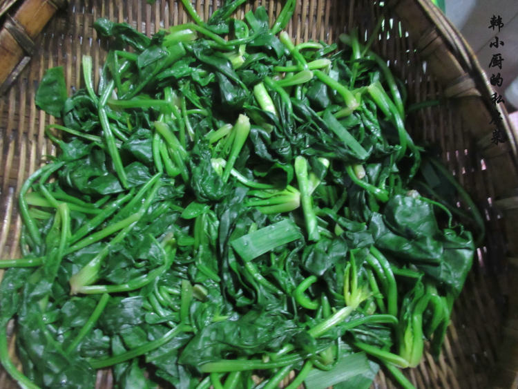 凉拌姜汁菠菜步骤4