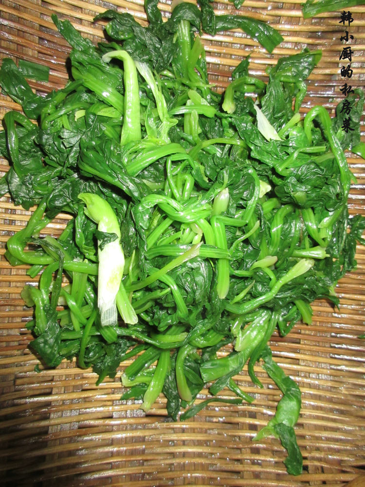 凉拌姜汁菠菜步骤6