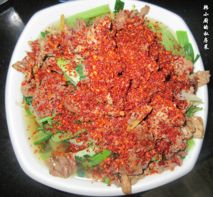 少油版水煮肉片步骤9