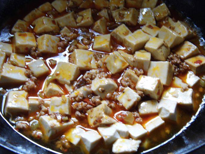 榨菜烧麻婆豆腐步骤7