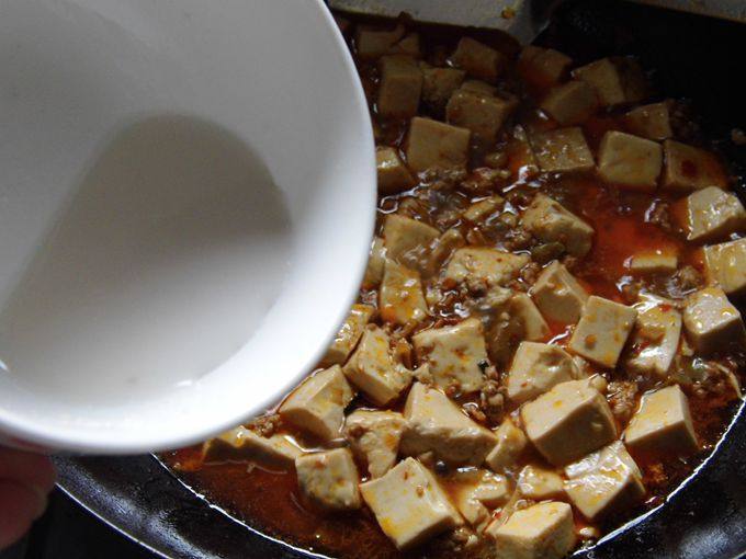 榨菜烧麻婆豆腐步骤9
