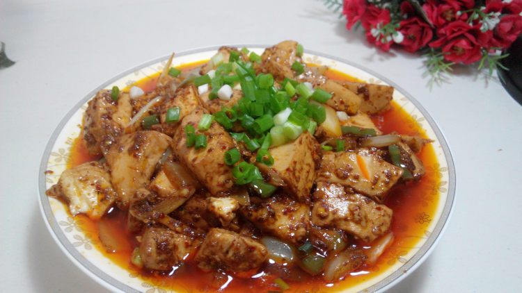 白菜梆子烩豆腐步骤8