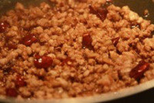 四季豆肉末步骤7