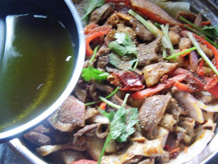 重庆黔江鸡杂步骤11
