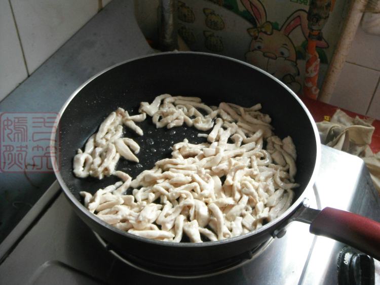 鱼香鸡丝步骤5