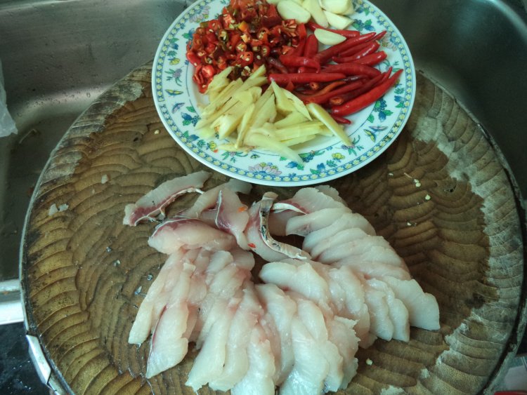 麻辣清水鱼片步骤2