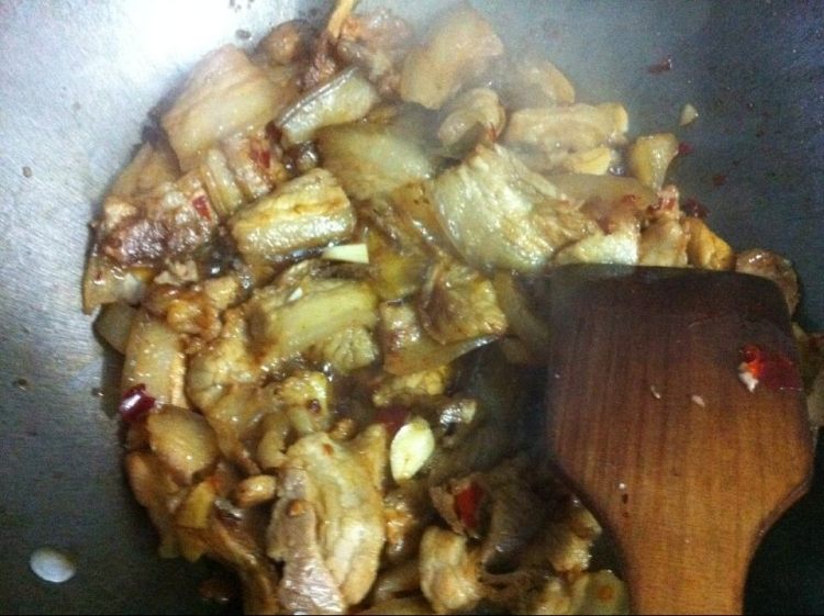 四川农家炒肉步骤8