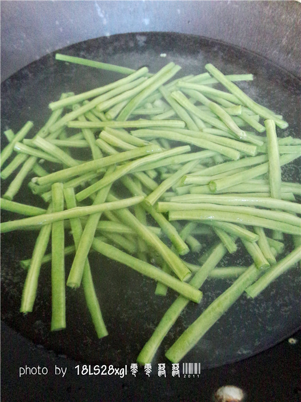 豆豉豇豆步骤2