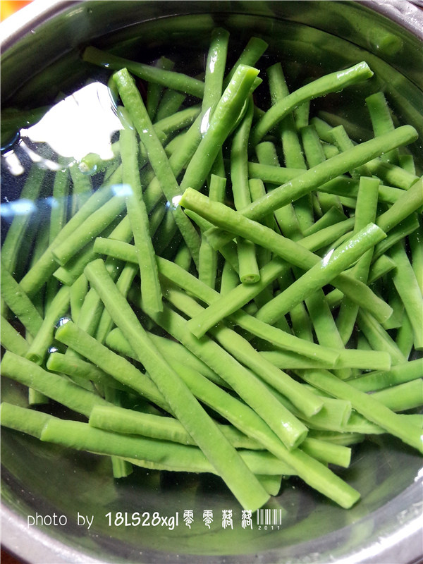 豆豉豇豆步骤3