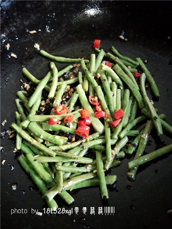 豆豉豇豆步骤8