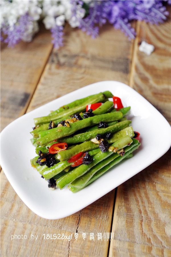 豆豉豇豆步骤9