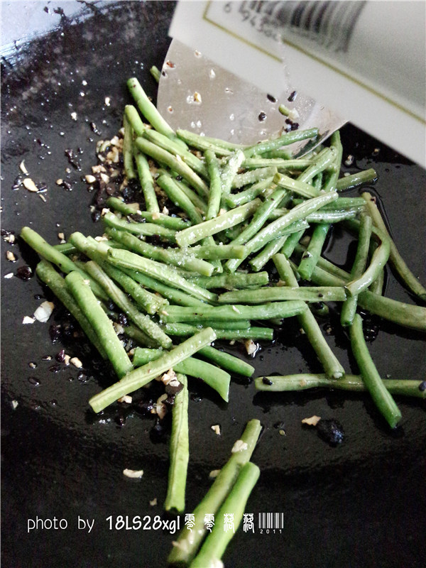 豆豉豇豆步骤7