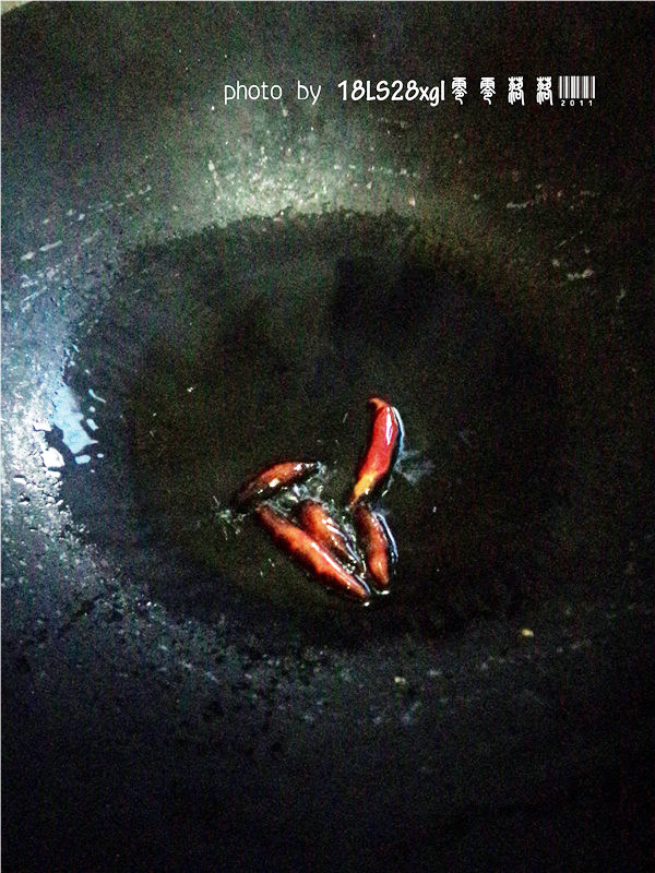 炒腊肉步骤4