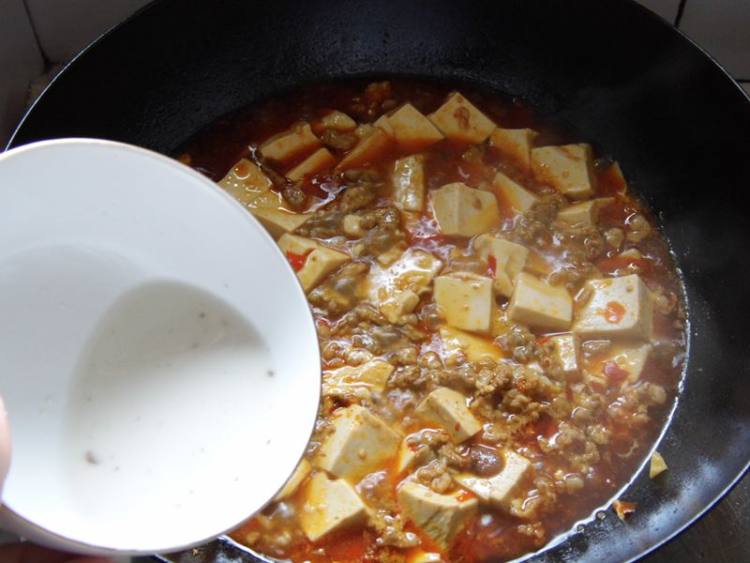 红烧肉末豆腐步骤8