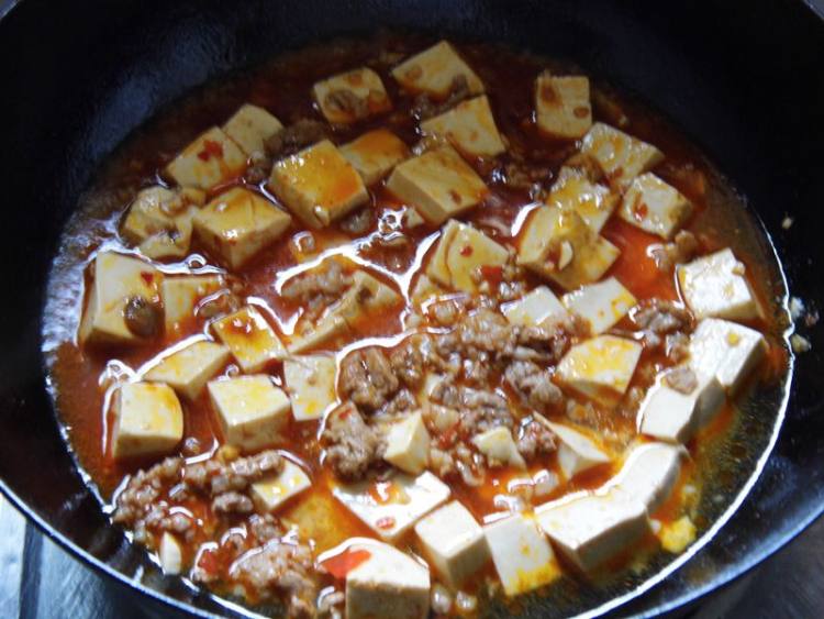 红烧肉末豆腐步骤7
