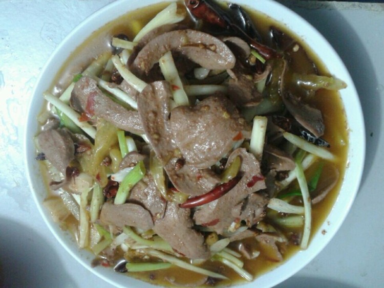 炝香腰片步骤8