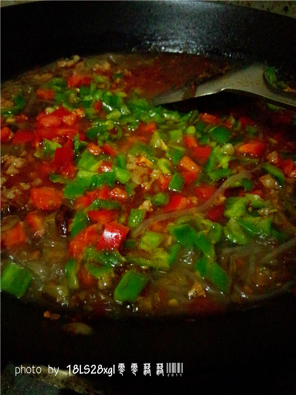 酸菜肉末煲粉条步骤14