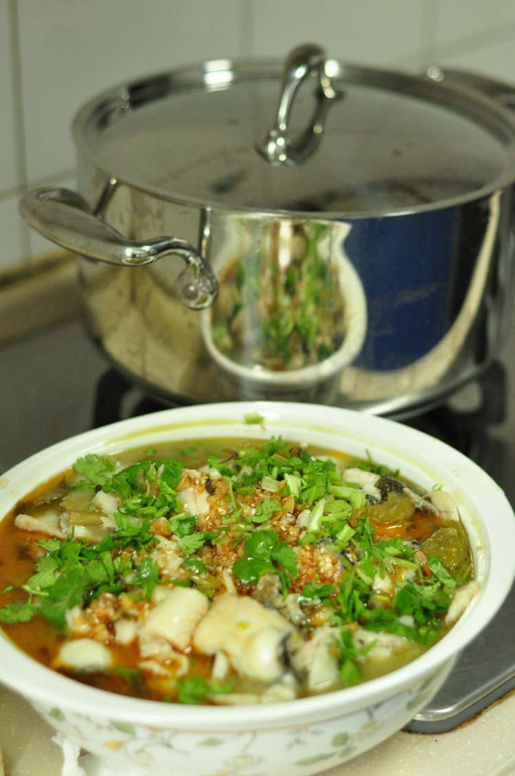 酸菜黑鱼步骤13