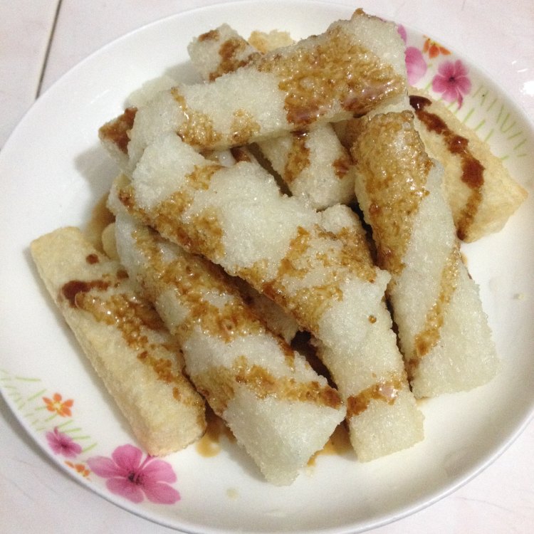 红糖蘸糍粑步骤9