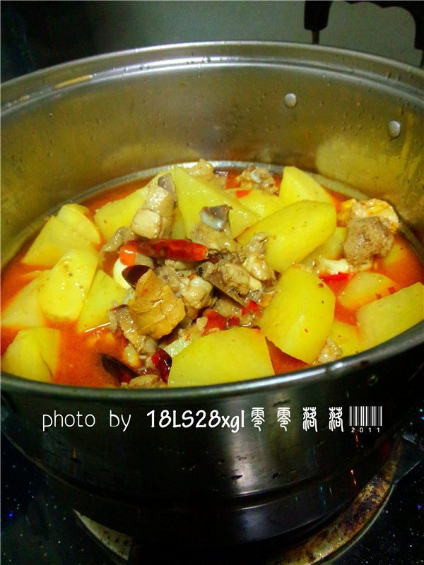土豆烧鸡步骤11