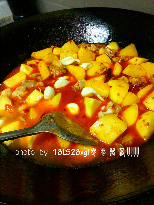 土豆烧鸡步骤9