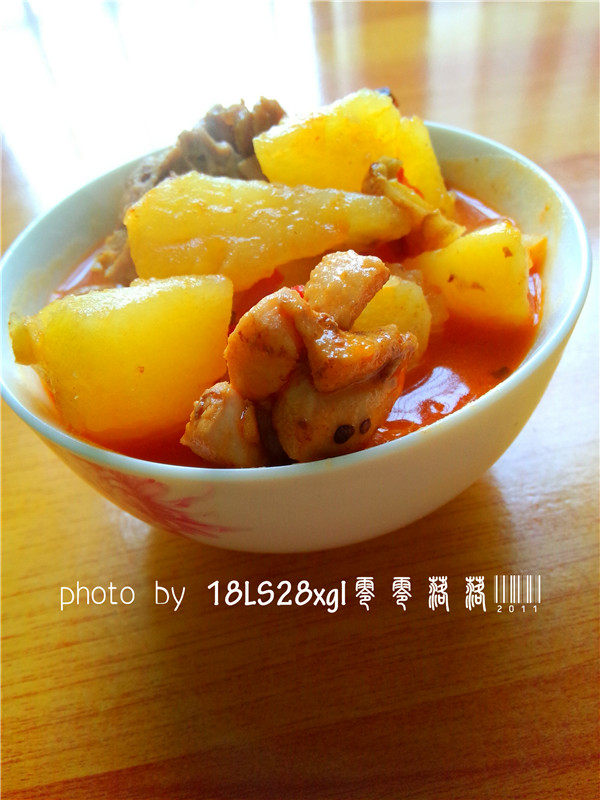 土豆烧鸡步骤12