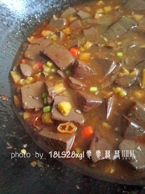 泡椒鸭血步骤10