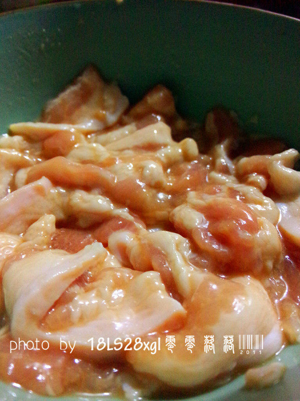 香干炒肉片步骤1