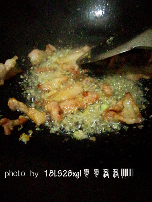 香干炒肉片步骤6