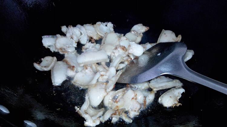 扁豆炒肉步骤3