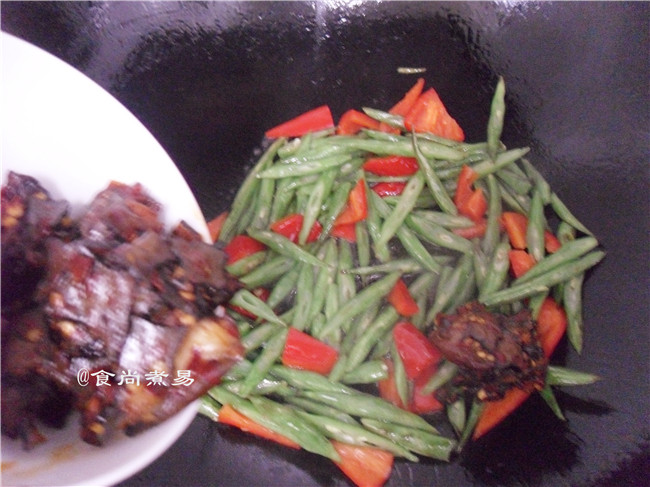 香干四季豆步骤7