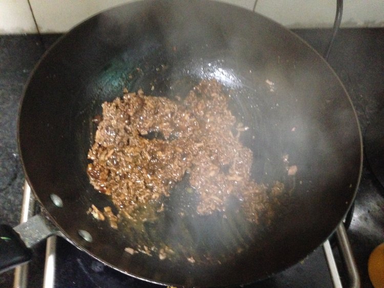 香辣火腿牛肉酱步骤7