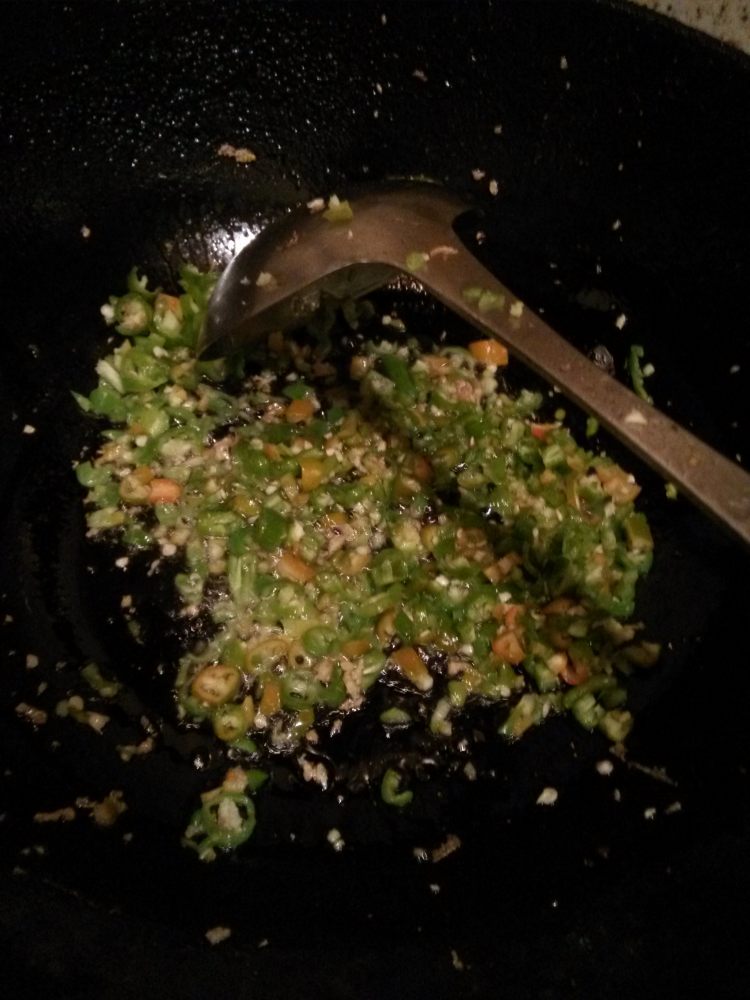 炒豆腐丁步骤7