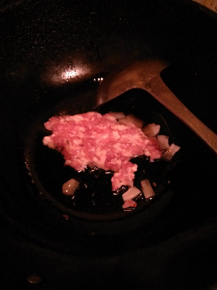 肉末四季豆步骤3