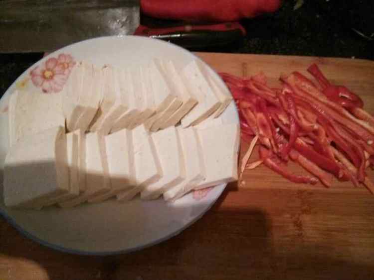 香煎豆腐步骤2