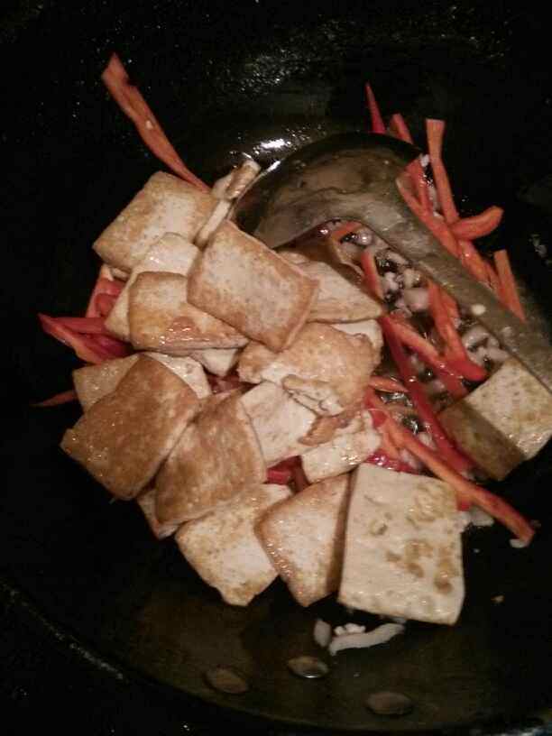 香煎豆腐步骤7