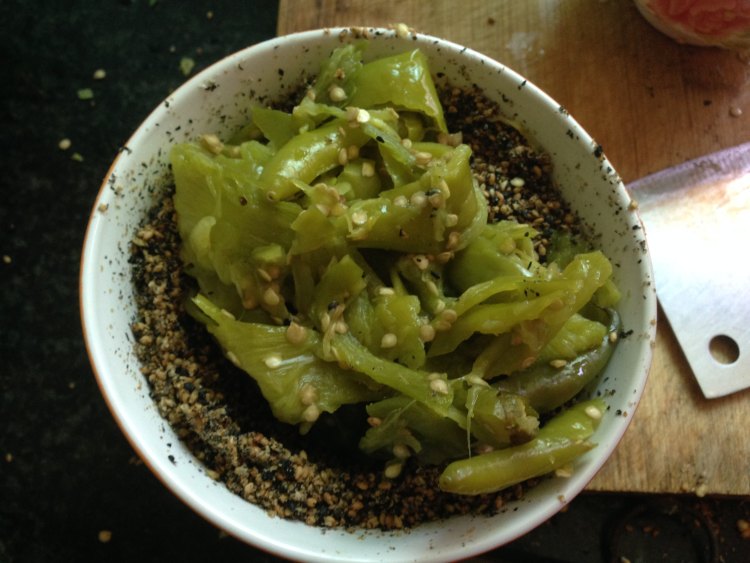 黑白芝麻擂辣椒步骤9